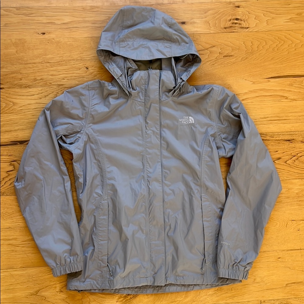 Women’s North Face Light Gray Rain Jacket